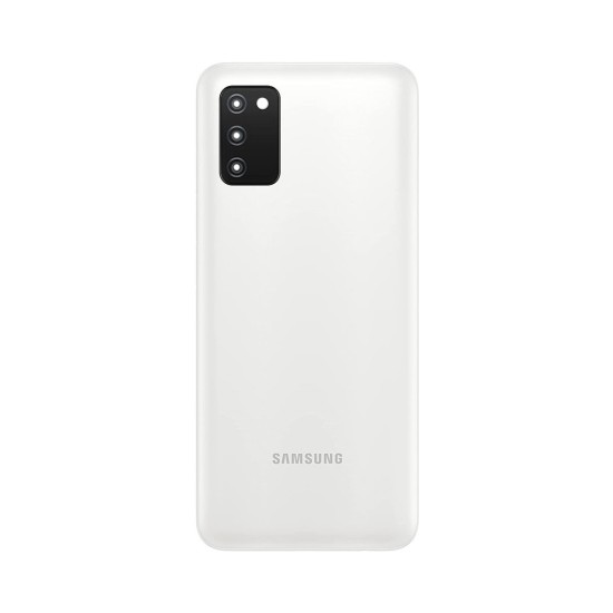 BACK COVER WITH LENS SAMSUNG GALAXY A03S/A037 WHITE